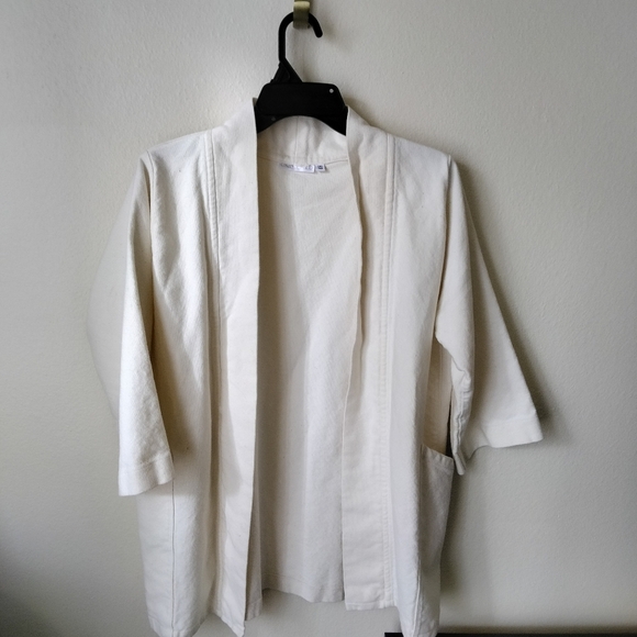 Only Child Women's Cardiff Coat Jacket Open One Size Beige - Picture 1 of 4